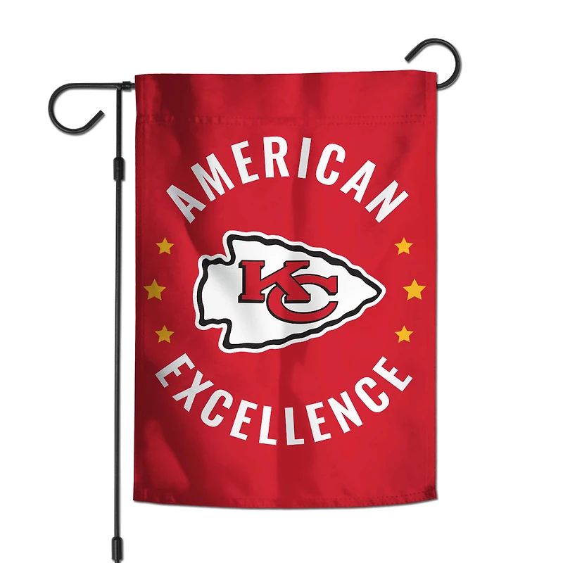 WinCraft Kansas City Chiefs 12" x 18" Double-Sided America 250 Garden Flag