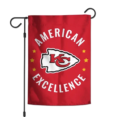 WinCraft Kansas City Chiefs 12" x 18" Double-Sided America 250 Garden Flag