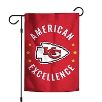 WinCraft Kansas City Chiefs 12" x 18" Double-Sided America 250 Garden Flag
