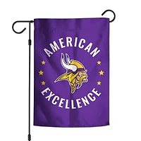 WinCraft Minnesota Vikings 12" x 18" Double-Sided America 250 Garden Flag