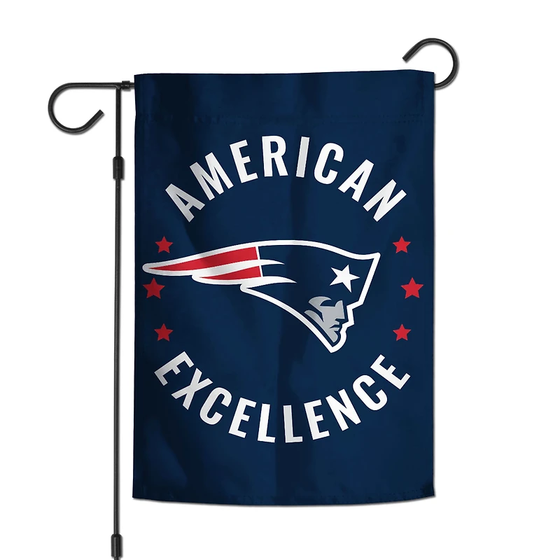 WinCraft New England Patriots 12" x 18" Double-Sided America 250 Garden Flag