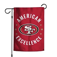 WinCraft San Francisco 49ers 12" x 18" Double-Sided America 250 Garden Flag
