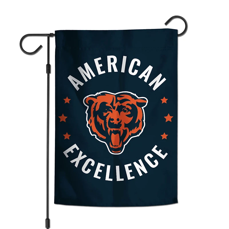 WinCraft Chicago Bears 12" x 18" Double-Sided America 250 Garden Flag