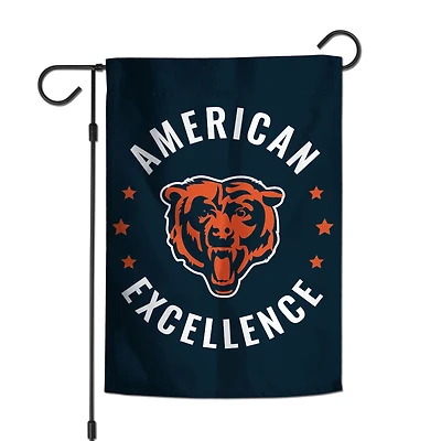 WinCraft Chicago Bears 12" x 18" Double-Sided America 250 Garden Flag