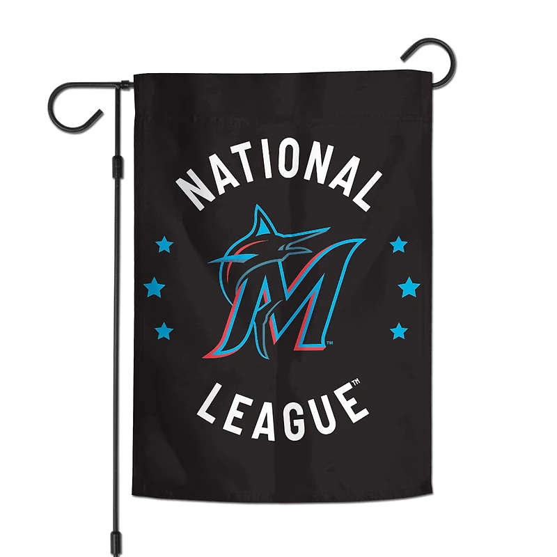 WinCraft Miami Marlins 12" x 18" Double-Sided America 250 Garden Flag