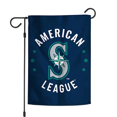 WinCraft Seattle Mariners 12" x 18" Double-Sided America 250 Garden Flag