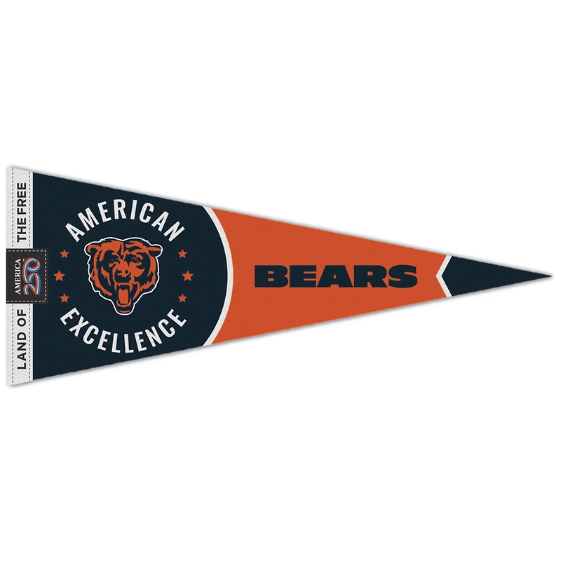 WinCraft Chicago Bears 12" x 30" America 250 Premium Pennant