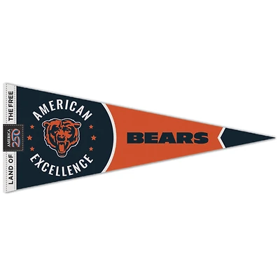 WinCraft Chicago Bears 12" x 30" America 250 Premium Pennant