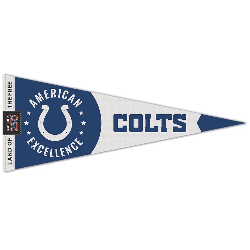 WinCraft Indianapolis Colts 12" x 30" America 250 Premium Pennant