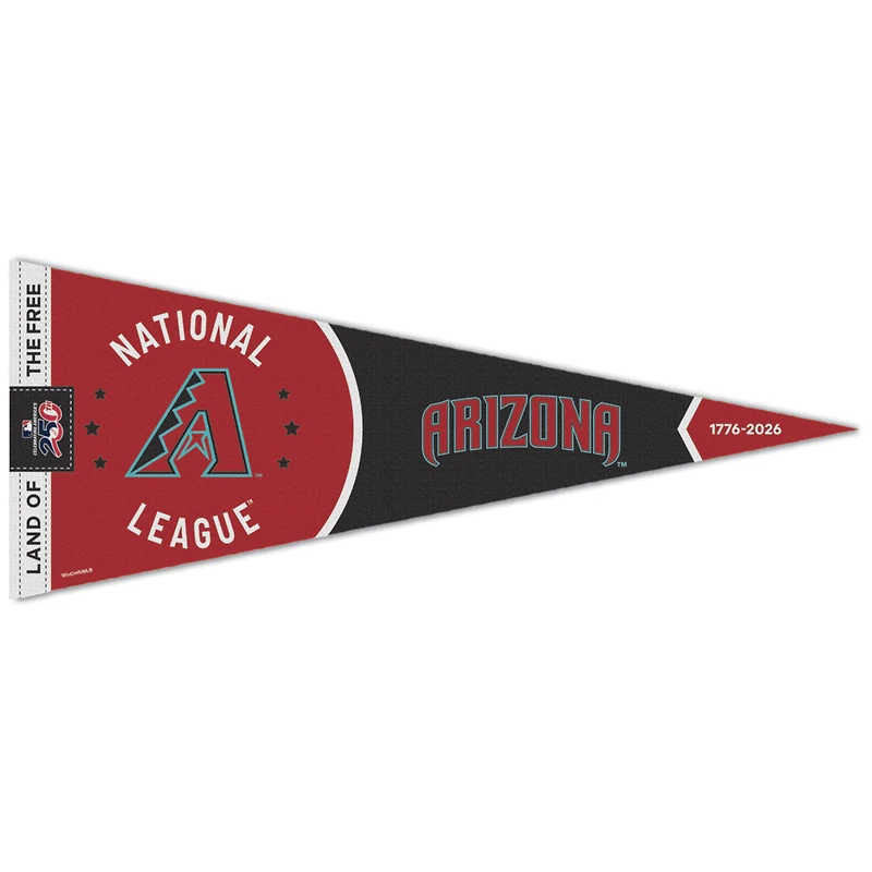 WinCraft Arizona Diamondbacks 12" x 30" America 250 Premium Pennant