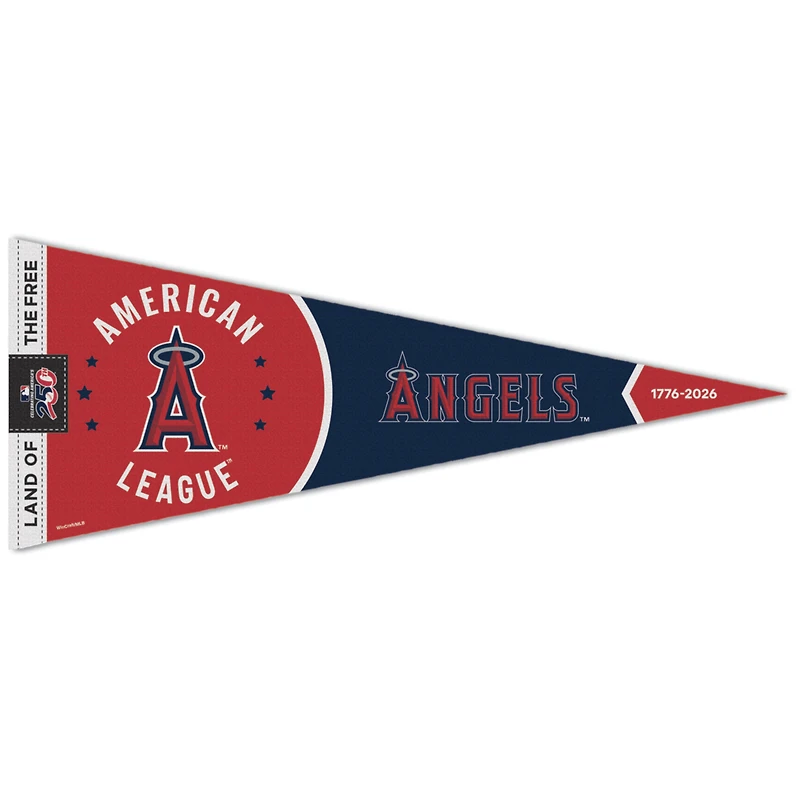 WinCraft Los Angeles Angels 12" x 30" America 250 Premium Pennant