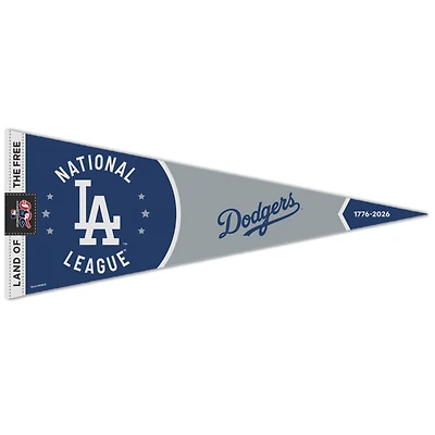 WinCraft Los Angeles Dodgers 12" x 30" America 250 Premium Pennant