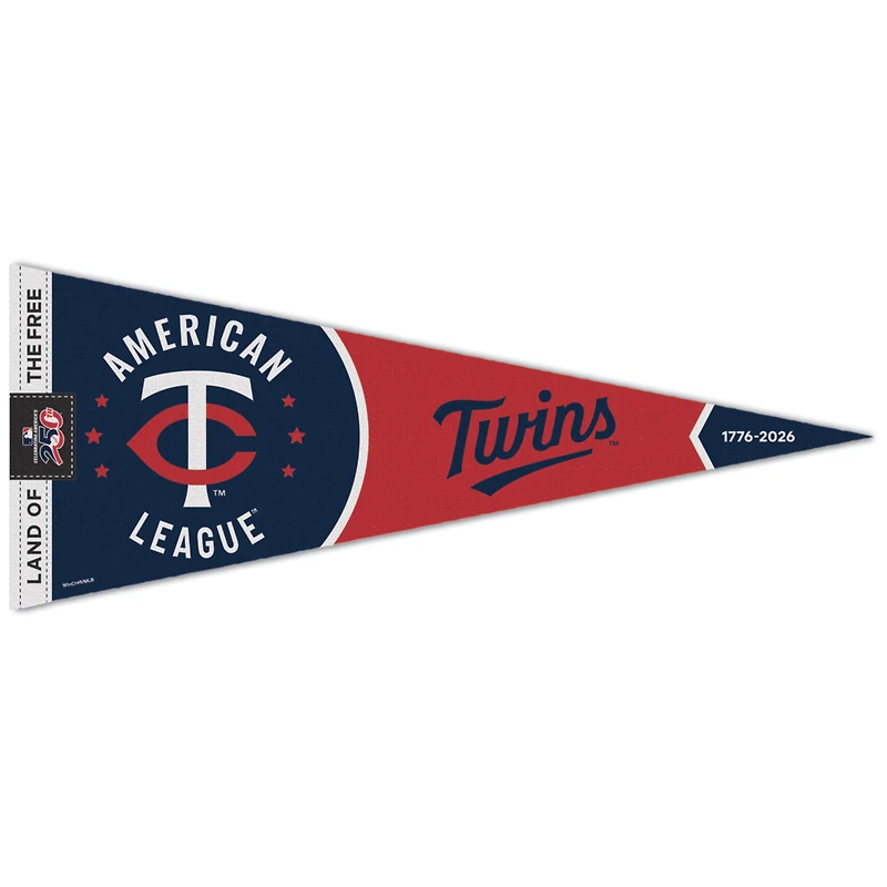 WinCraft Minnesota Twins 12" x 30" America 250 Premium Pennant