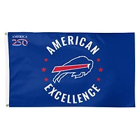 WinCraft Buffalo Bills 3' x 5' One-Sided America 250 Deluxe Flag