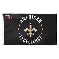 WinCraft New Orleans Saints 3' x 5' One-Sided America 250 Deluxe Flag