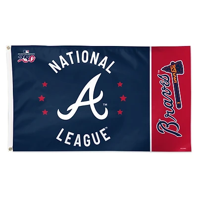 WinCraft Atlanta Braves 3' x 5' One-Sided America 250 Deluxe Flag