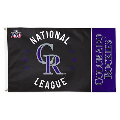 WinCraft Colorado Rockies 3' x 5' One-Sided America 250 Deluxe Flag