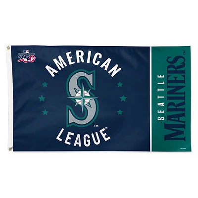 WinCraft Seattle Mariners 3' x 5' One-Sided America 250 Deluxe Flag
