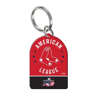WinCraft Boston Red Sox America 250 Premium Acrylic Key Ring