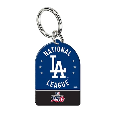 WinCraft Los Angeles Dodgers America 250 Premium Acrylic Key Ring