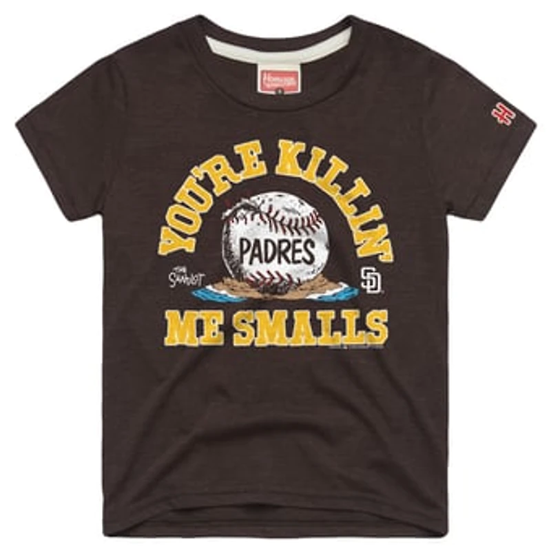 Youth Homage Brown San Diego Padres x The Sandlot Tri-Blend T-Shirt