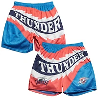 Men's Chalk Line Blue Oklahoma City Thunder Saw Blade Retro Shorts
