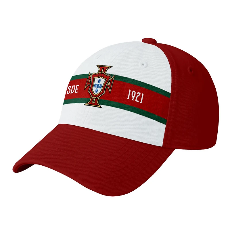 Men's 1863FC Red Portugal National Team Striped Band Adjustable Hat