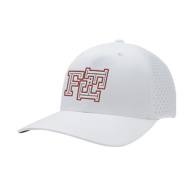 Men's 1863FC White France National Team Federation Triple Fs High Point Adjustable Hat