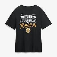 Men's Black Boston Bruins 2026 Stanley Cup Playoffs Slogan T-Shirt