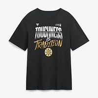 Men's Black Boston Bruins 2026 Stanley Cup Playoffs Slogan T-Shirt