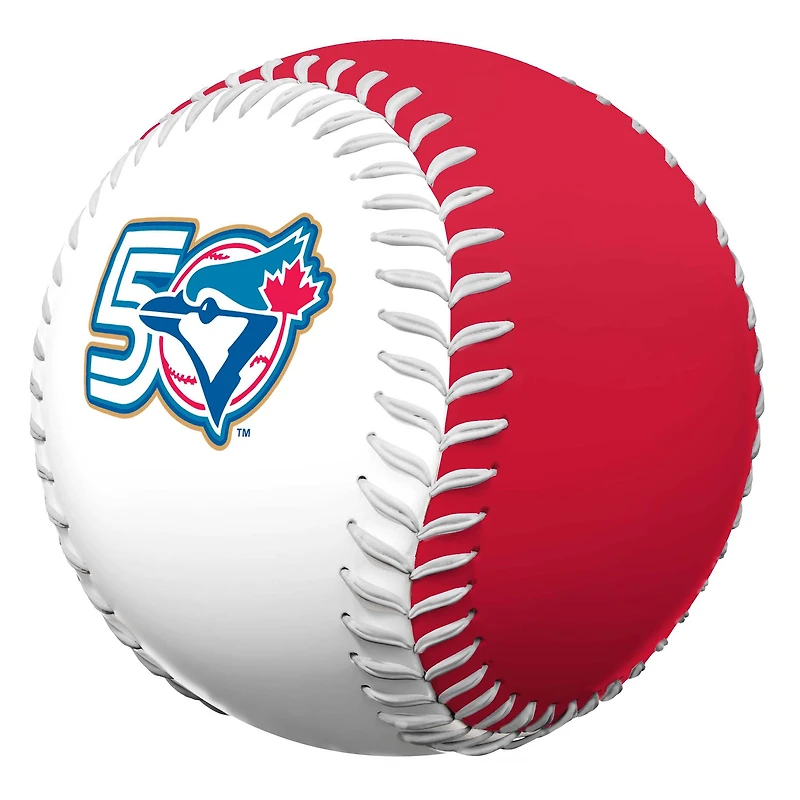 Rawlings Toronto Blue Jays 50th Anniversary Season Dual-Tone Baseball