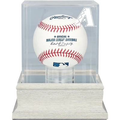 Arizona Diamondbacks Slate Gray Logo Baseball Display Case - UV Protected