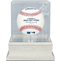 Miami Marlins Slate Gray Logo Baseball Display Case - UV Protected