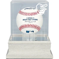 Baltimore Orioles Slate Gray Logo Baseball Display Case - UV Protected