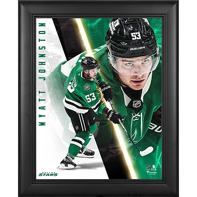 Wyatt Johnston Dallas Stars Framed 13" x 16" Radiance Collage