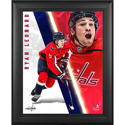 Ryan Leonard Washington Capitals Framed 13" x 16" Radiance Collage