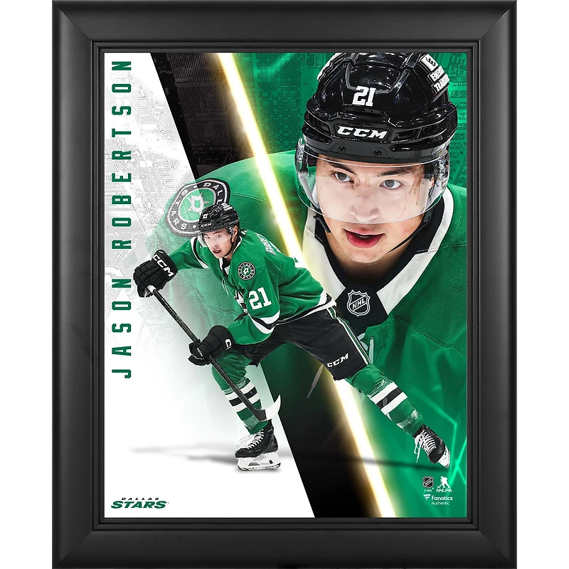 Jason Robertson Dallas Stars Framed 13" x 16" Radiance Collage
