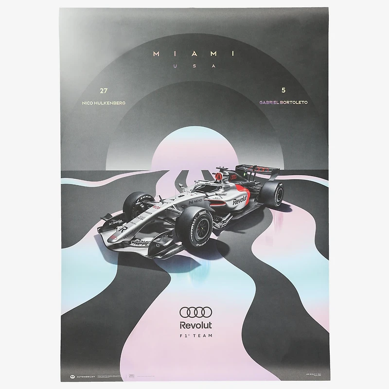 Audi 17" x 26" 2026 Miami Grand Prix Poster