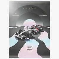 Audi 17" x 26" 2026 Miami Grand Prix Poster