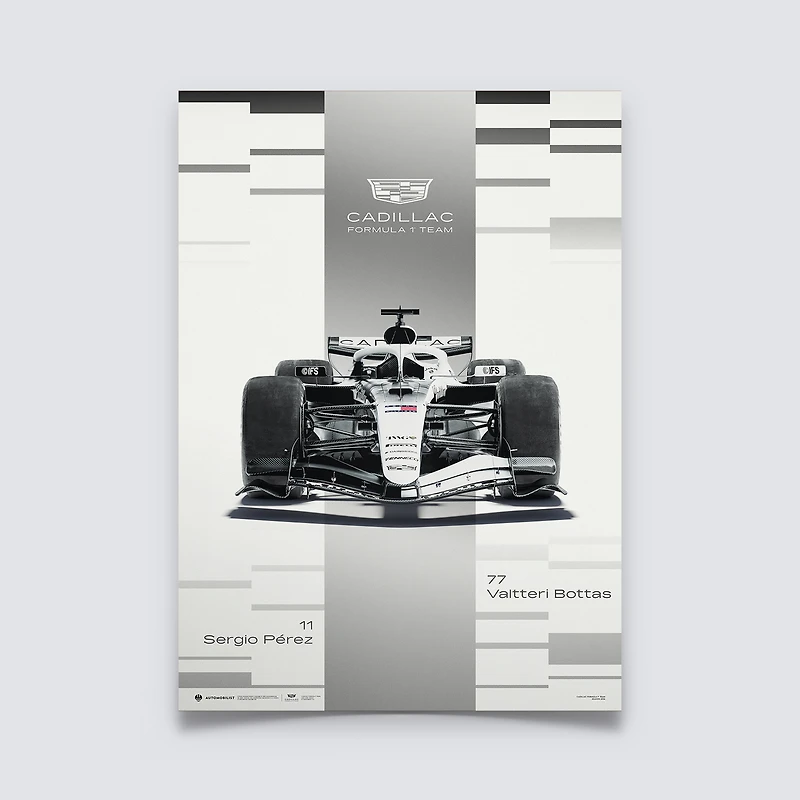 Cadillac F1 Team Welcome to the Grid 17" x 26" Poster
