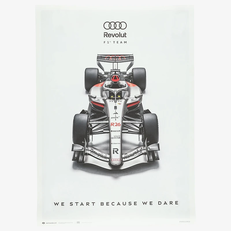 Audi 17" x 26" R26 Poster