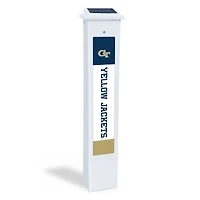 Georgia Tech Yellow Jackets 25" Solar Light Glow Post