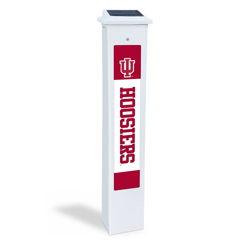 Indiana Hoosiers 25" Solar Light Glow Post