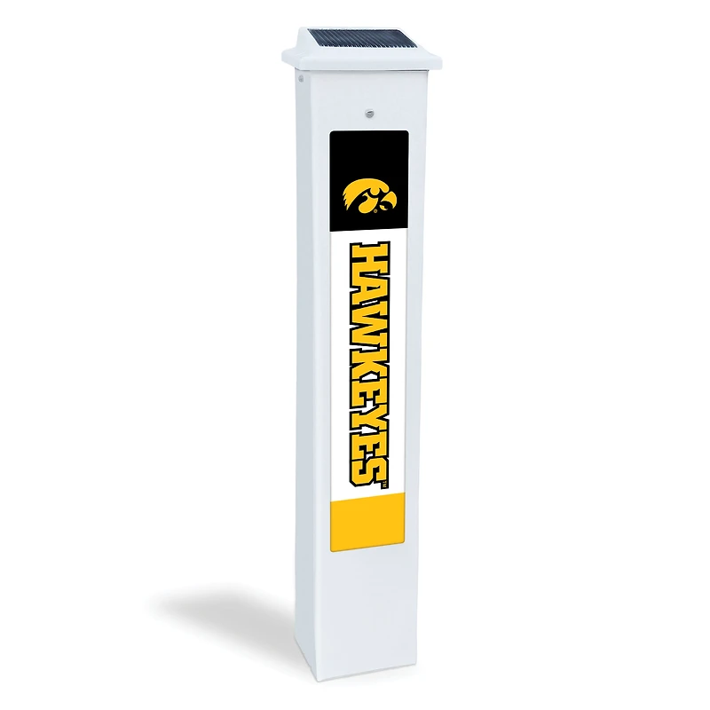 Iowa Hawkeyes 25" Solar Light Glow Post