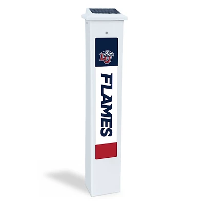 Liberty Flames 25" Solar Light Glow Post