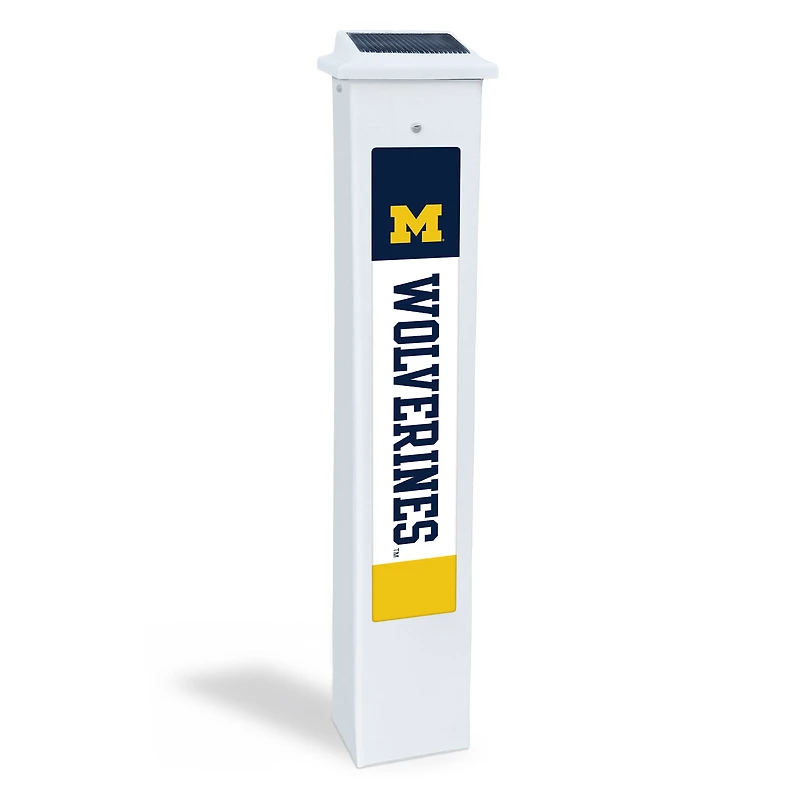 Michigan Wolverines 25" Solar Light Glow Post