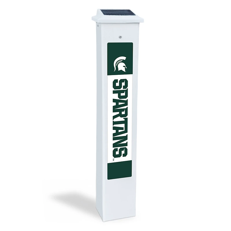 Michigan State Spartans 25" Solar Light Glow Post