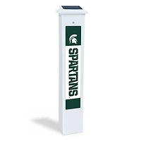 Michigan State Spartans 25" Solar Light Glow Post