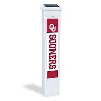 Oklahoma Sooners 25" Solar Light Glow Post