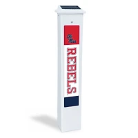 Ole Miss Rebels 25" Solar Light Glow Post